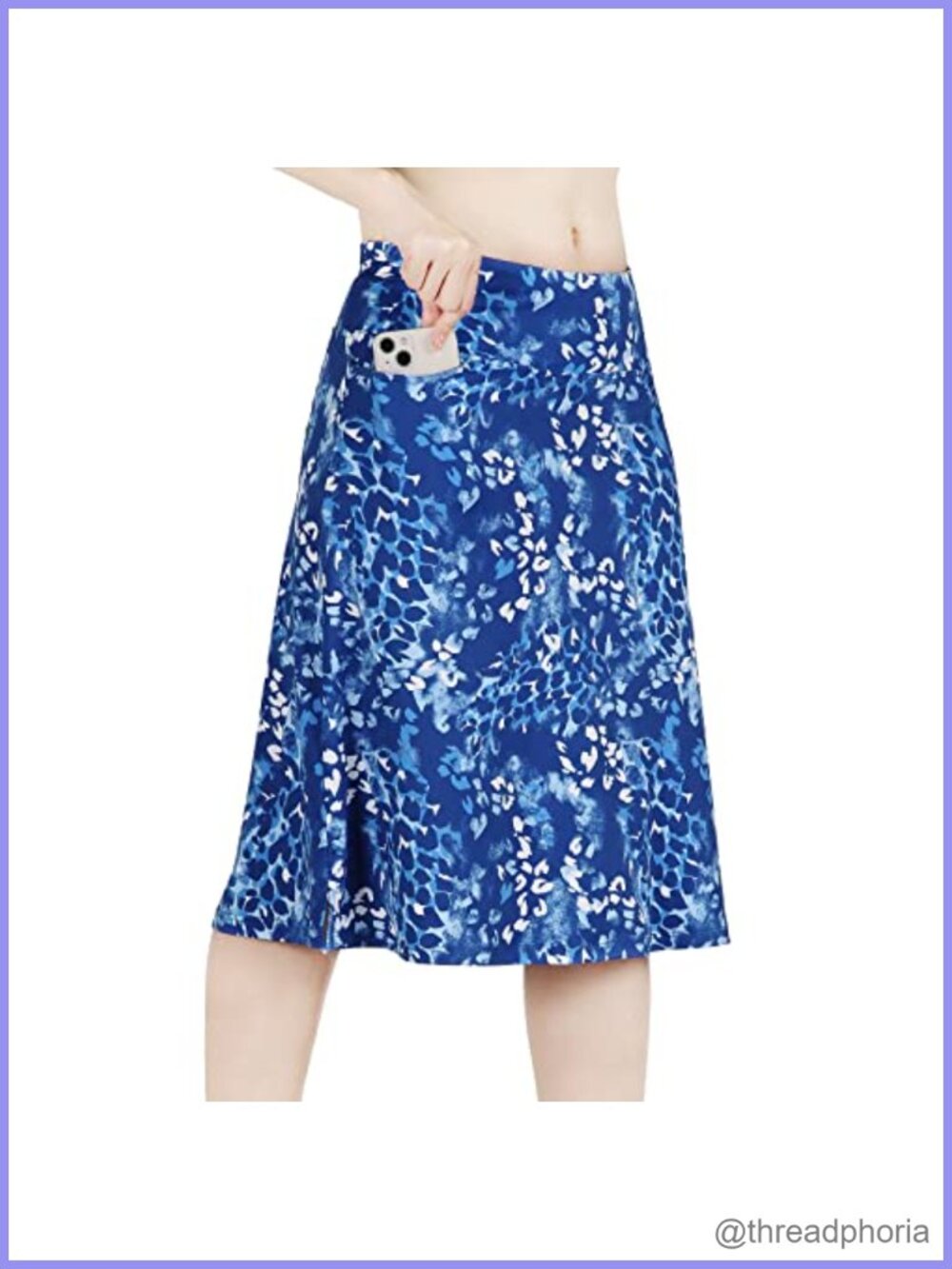Womens Skorts Skort Knee Length Athletic Midi Skirt with Pockets Running Active